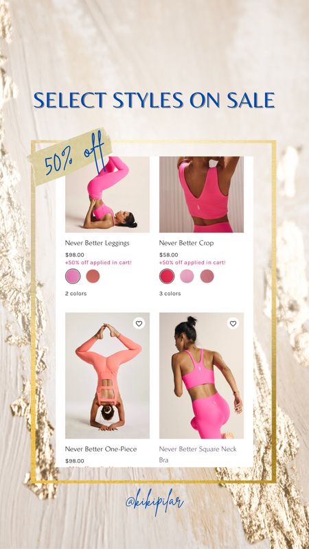 Shop the pink sale
FP Movement
Select styles on sale
Leggings
Athletic 
Workout
Athleisure
Matching set
Yoga

#LTKfitness #LTKfindsunder100 #LTKsalealert