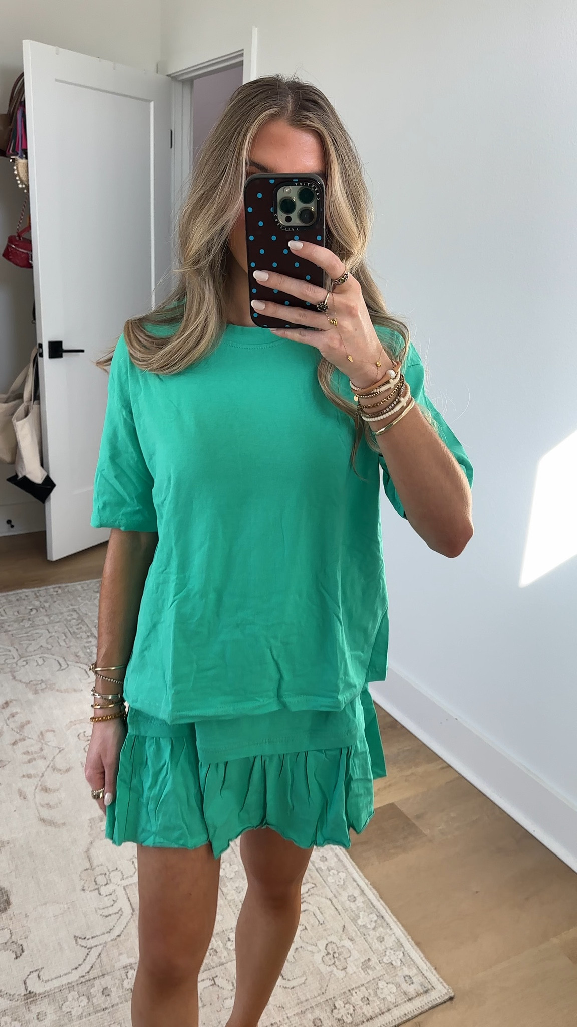 Amazon size small Esmeling Women Summer 2 Piece Skirt Sets Round Neck Short Sleeve Outfits Casual Tops and Pleated Skirts Sets

#LTKootd #LTKSwim #LTKSaleAlert