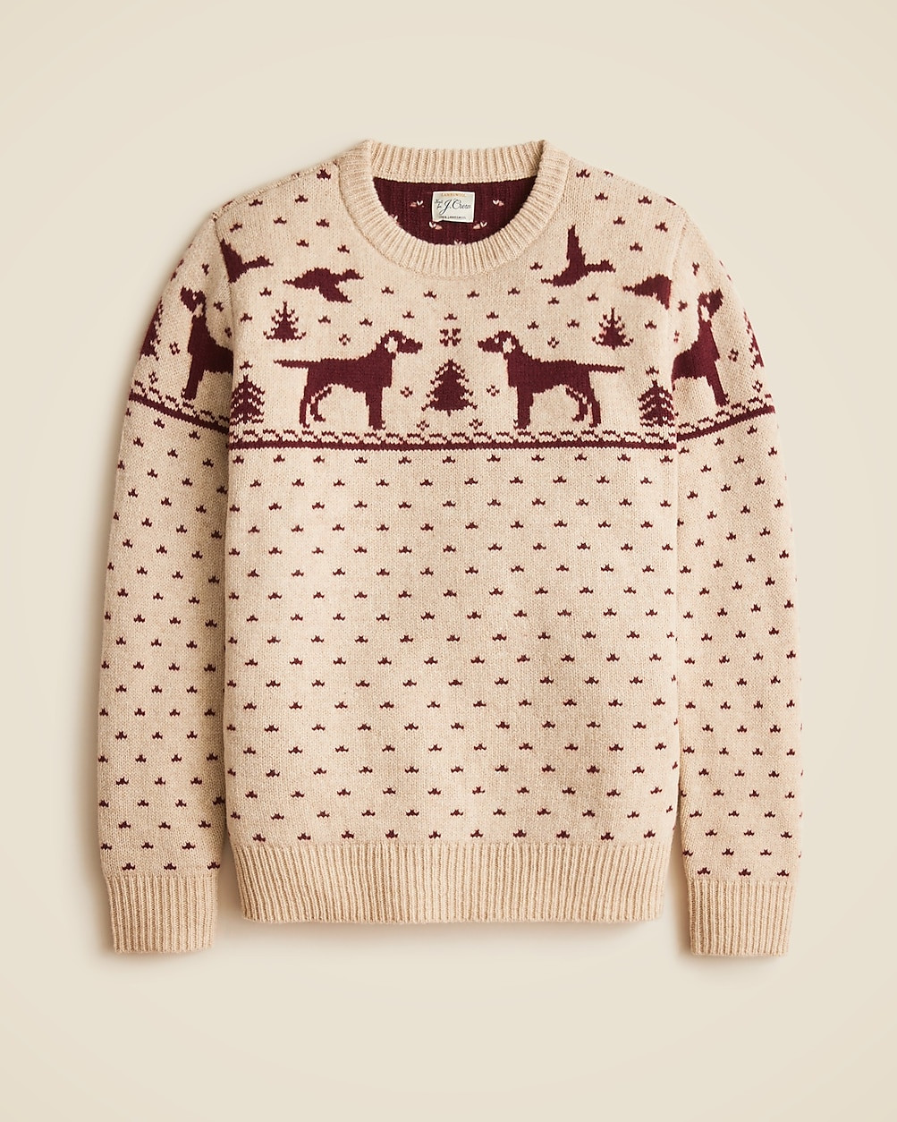 Fair Isle lambswool crewneck sweater | J. Crew US