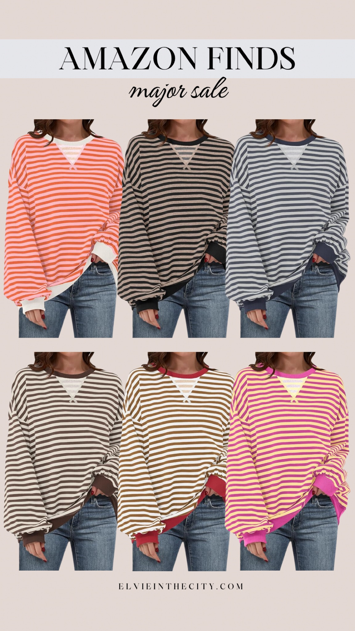I purchased all of these colors of this long sleeve striped crewneck, and today they are on major sale on Amazon!

Fall top, fall shirt, long sleeve shirt, pullover, crewneck, fashion over 40

#LTKOver40 #LTKSaleAlert #LTKFindsUnder50
