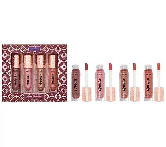tarte Gift Wrapped Maneater Cheek Plump 4-Pc Set | QVC