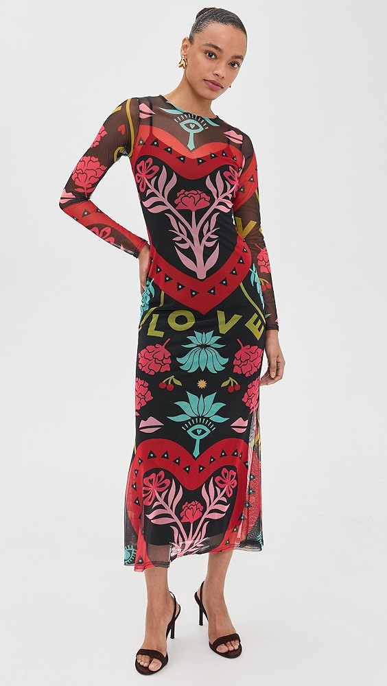 Black Amara Mesh Dress | Shopbop