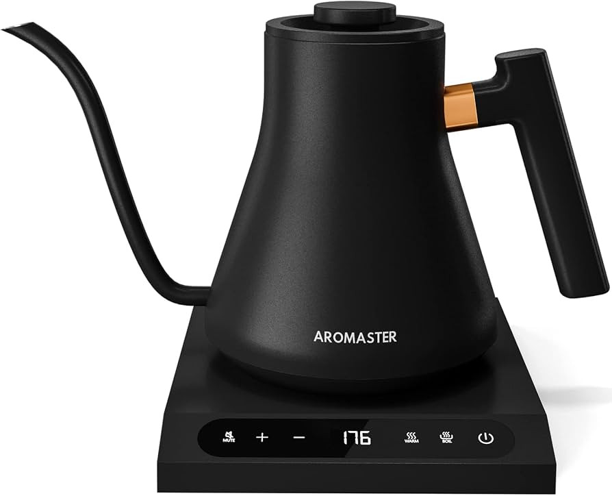 Gooseneck Kettle with Temperature Control, Aromaster Electric Coffee Tea Kettle,Stainless Steel,2... | Amazon (US)