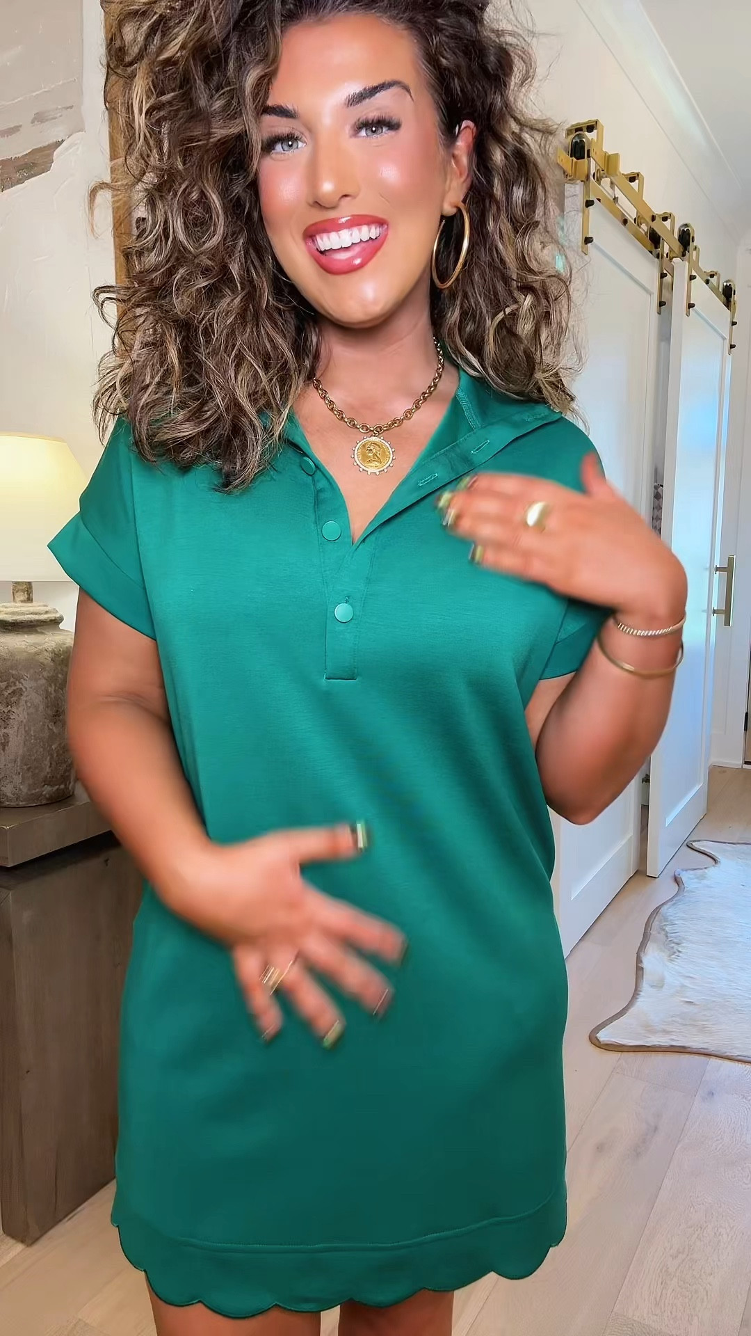 Feminine active wear dress with the most precious scallop hem! 

#LTKmomlife #LTKActive #LTKootd