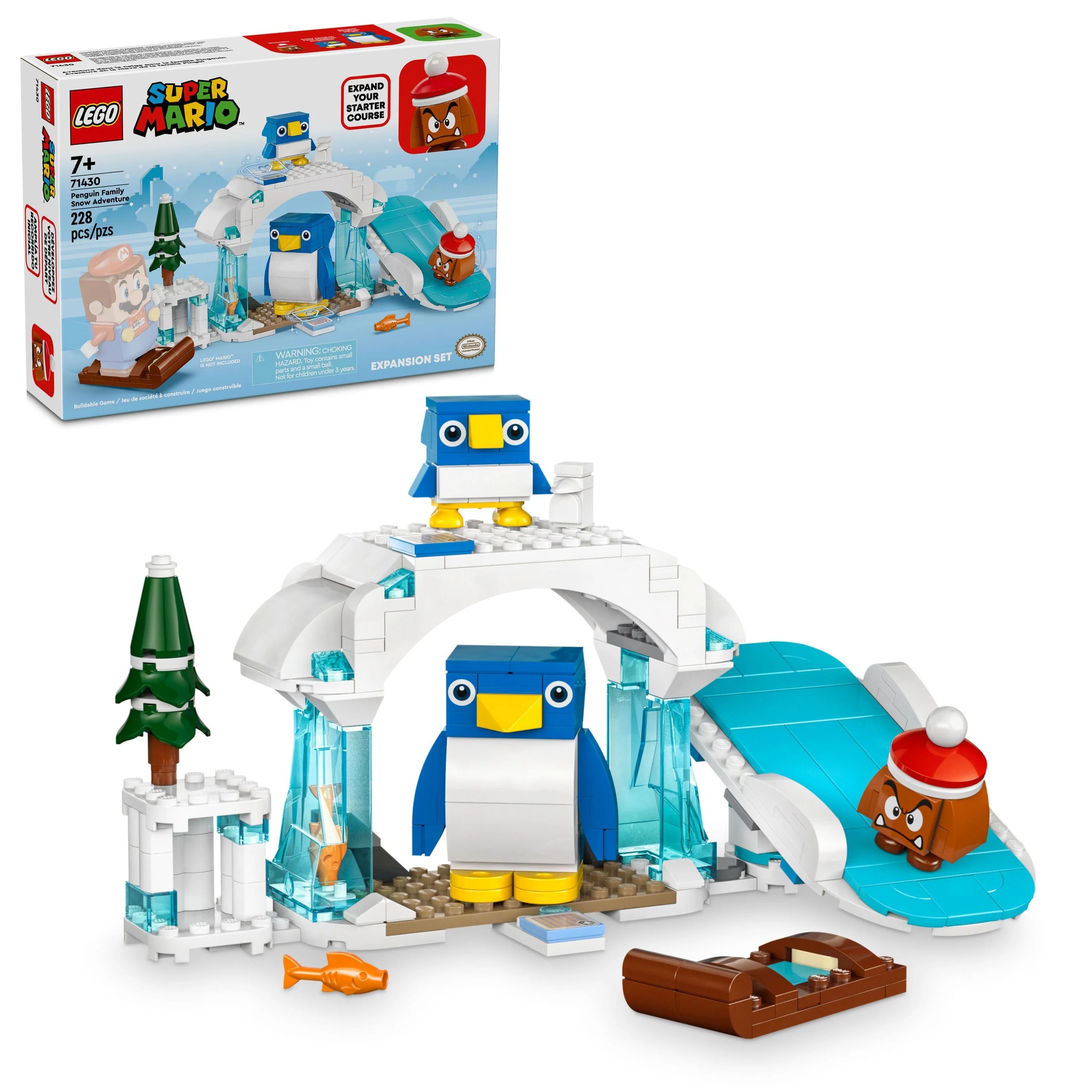 LEGO Super Mario Penguin Family Snow Adventure Expansion Set, Gift for Gamers, Boys and Girls 714... | Walmart (US)
