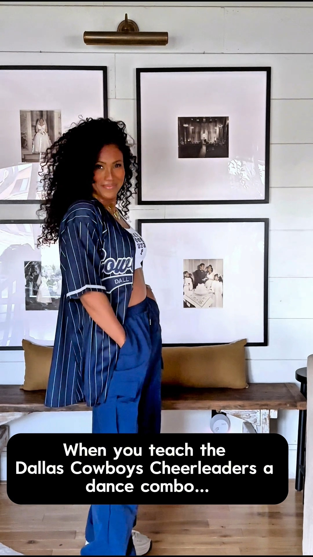 POV: When you’re invited to teach the Dallas Cowboys Cheerleaders a combo, you make sure you come stuntin’ ✨💙🩷