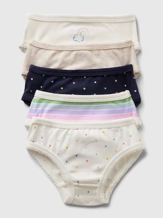 Toddler Organic Cotton Bikini Briefs (5-Pack) | Gap (US)