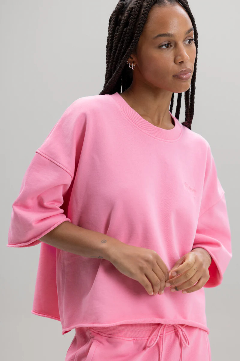 Short Sleeve Sweat Rosewood | Hey Honey | Hey Honey Yoga DE