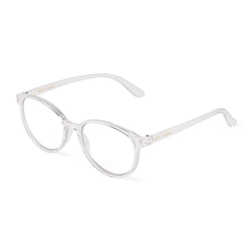 Betsey Johnson Unknown womens Astra Blue Light Glasses Reading Glasses, Crystal Clear, 40mm US | Amazon (US)