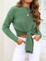 'Benny' Tied Front Mohair Sweater (2 Colors) | Goodnight Macaroon