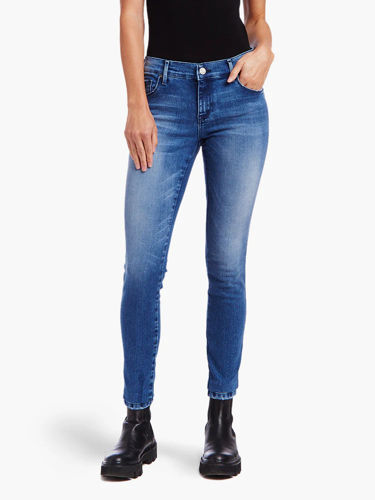 Women's Mid Rise Skinny Moore Jeans - Mott & Bow | Mott & Bow