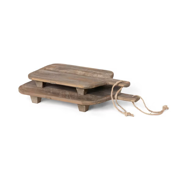 Park Hill Collection Footed Cutting Board Risers Set of 2 | Target