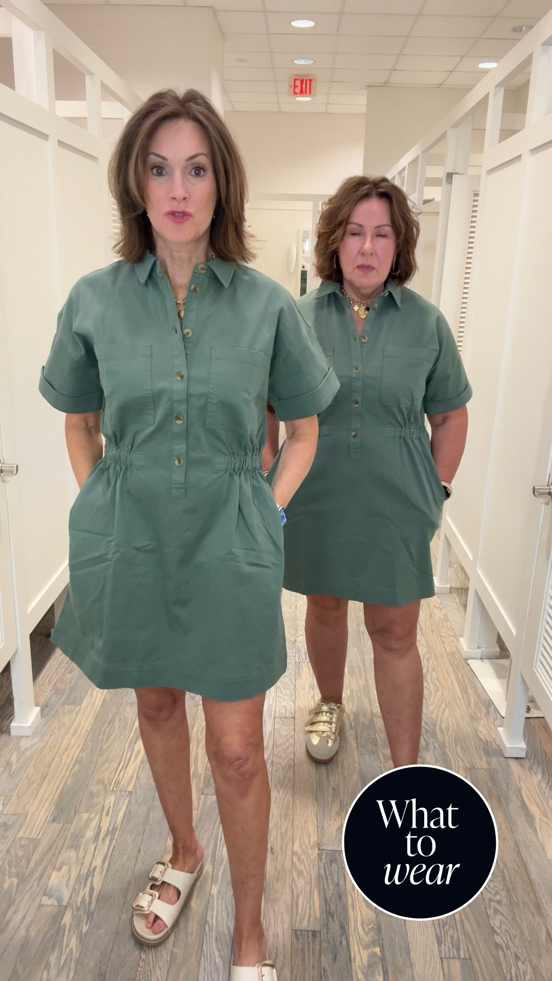 Utility Dress 
Sizes 10 & 14 reg.  Doesn’t come in tall🤯

Spring dresses
Vacation style
Travel style


#LTKWatchNow #LTKStyleTip #LTKTravel