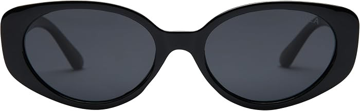 I-SEA Women's Marley Polarized Sunglasses, Mini Oval, Cat Eye, Trendy, Scratch-Resistant, Black F... | Amazon (US)