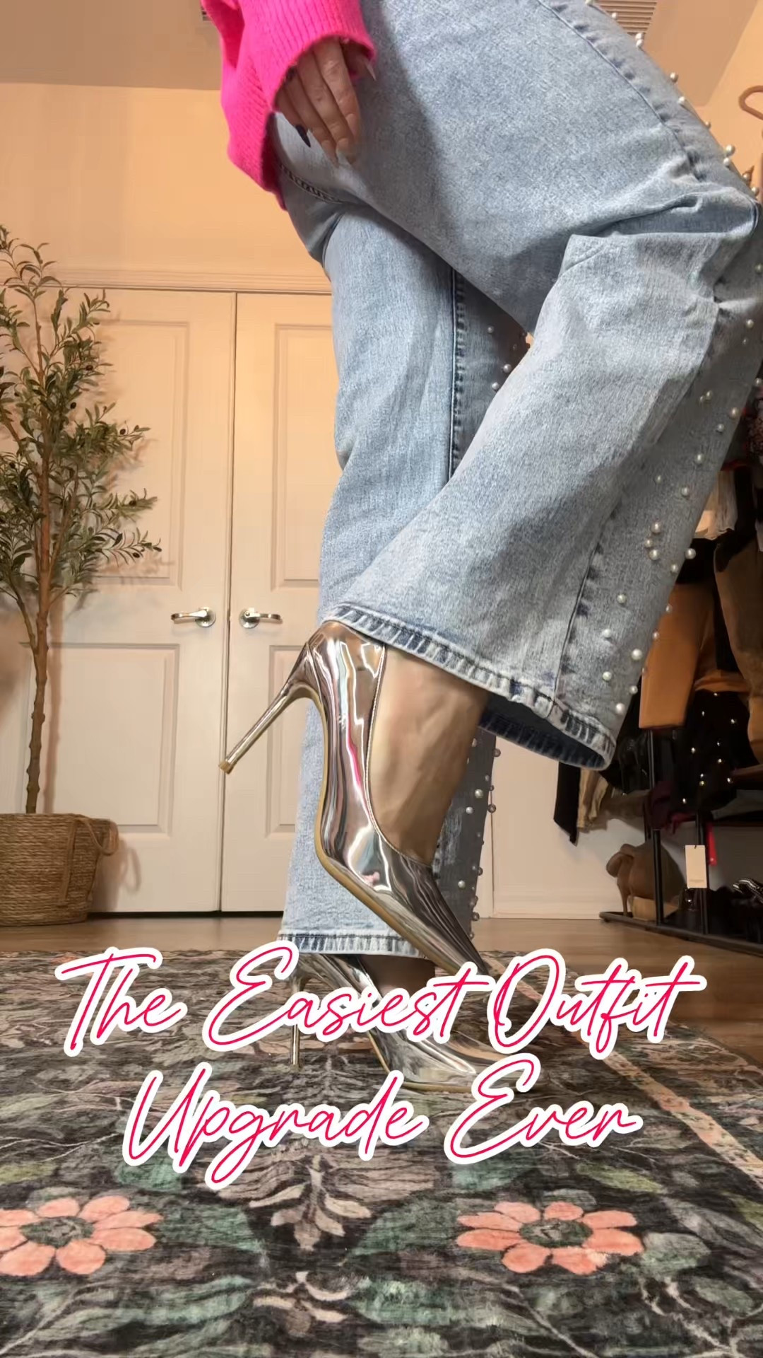If you want an instant outfit upgrade, it’s THESE 👠✨ Best part? They’re 50% off right now — only $26!

These silver chrome heels from Amazon completely elevate any look — jeans, dresses, or dressy casual outfits.

They’re chic, comfortable, and perfect for date night or Valentine’s Day.

I linked them so you can check sizing and colors 👇

* Fit is snug so would not recommend for wide feet. 

#amazonfinds #datenightstyle #valentinesoutfit #heelsunder30 #fashiondeals #affordableheels


#LTKSaleAlert #LTKValentine #LTKOver40