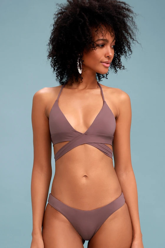 Casden Dusty Purple Bikini Bottoms | Lulus (US)