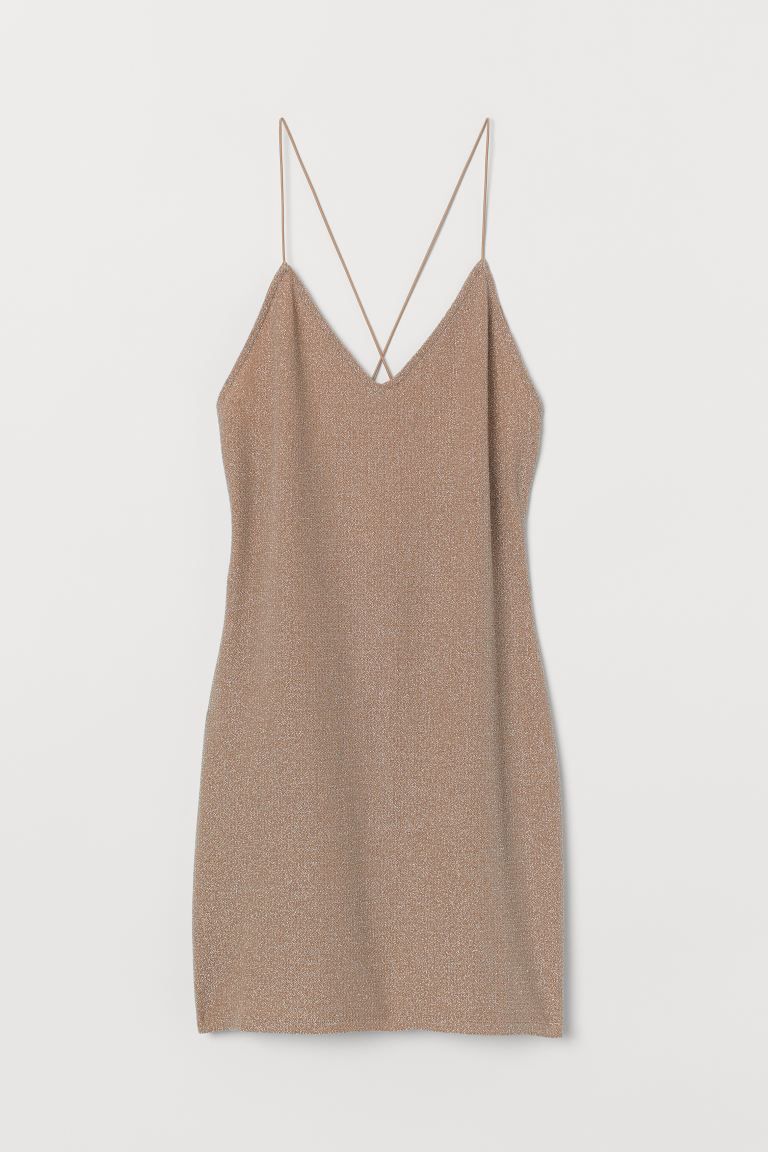 Fitted Glittery Dress | H&M (US + CA)