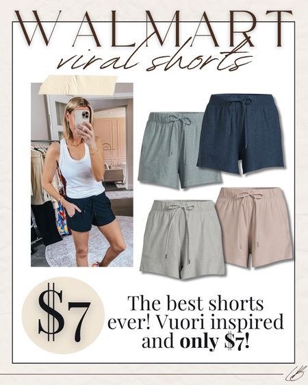 The viral $7 Walmart Vuori for less shorts. 

#LTKSaleAlert #LTKFindsUnder50 #LTKMidsize