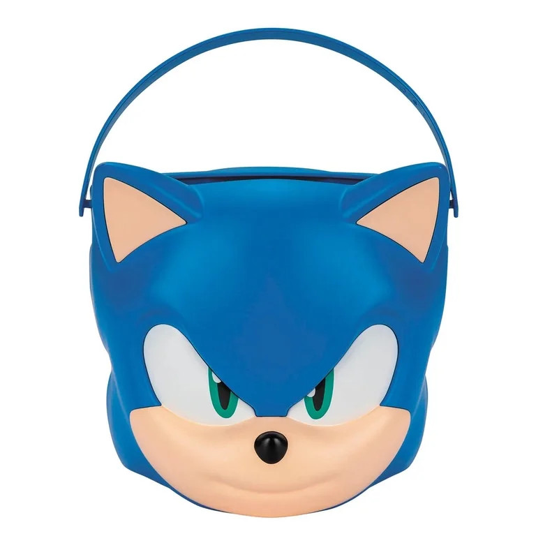 Sonic the Hedgehog Boy's Sonic Treat Pail Halloween Costume Accessory - Blue - One Size Fits Most | Walmart (US)