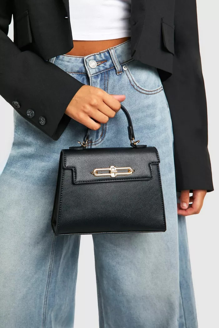 Structured Hardware Detail Grab Bag | Boohoo.com (UK & IE)