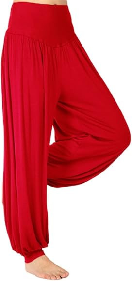 AvaCostume Womens Modal Cotton Soft Yoga Sports Dance Harem Pants | Amazon (US)