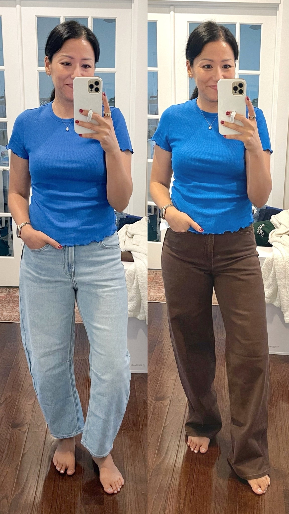 Size small tee
Size 4 jeans

#LTKSaleAlert #LTKOver40 #LTKSeasonal
