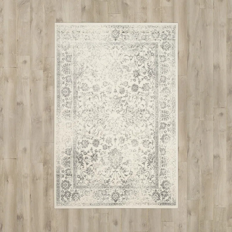 Nuss Performance Ivory / Silver Rug | Wayfair North America