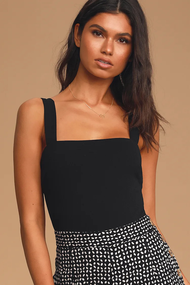 Symbolize Black Sleeveless Bodysuit | Lulus (US)