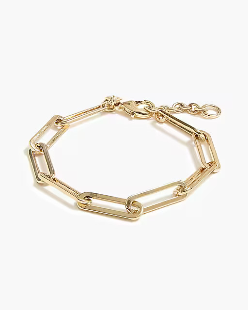 Paper-clip link bracelet | J.Crew Factory