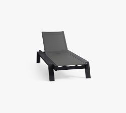 Indio Metal & Mesh Stackable Outdoor Single Chaise Lounge, Set of 2 | Pottery Barn (US)