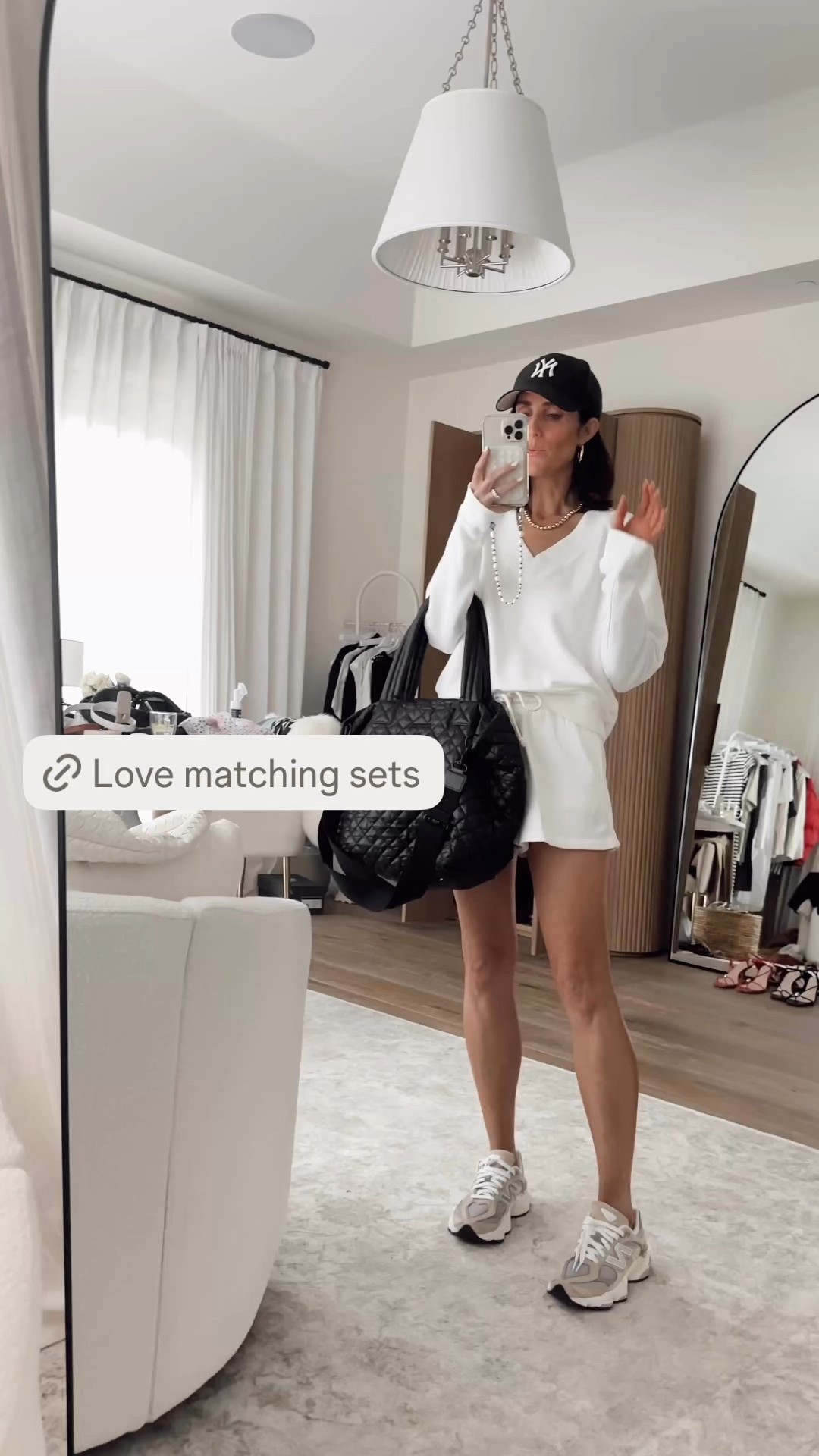 I’m just shy of 5-7” wearing the size small sweatshirt, pants, and shorts. 

#LTKFindsUnder100 #LTKSeasonal #LTKStyleTip