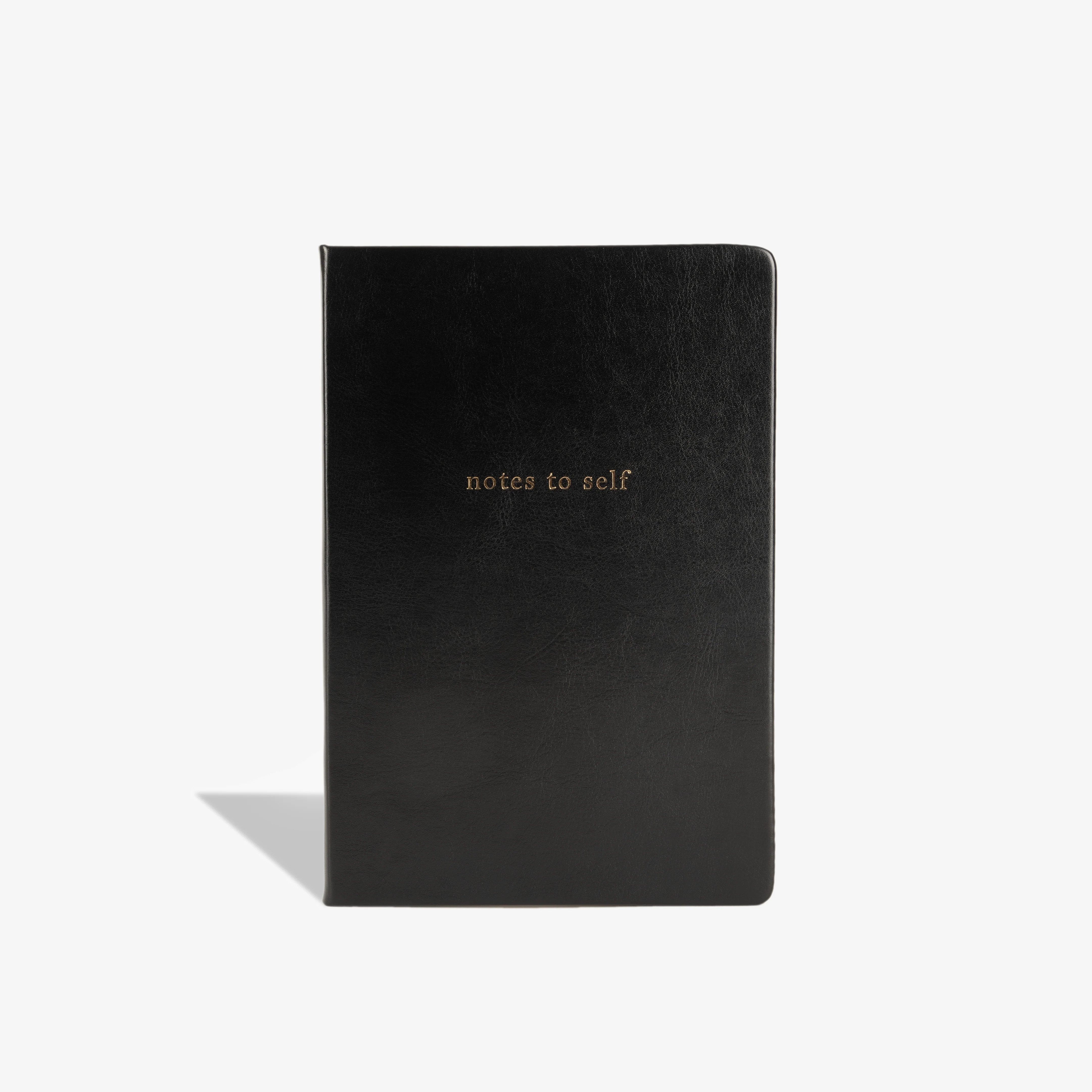 Notes to Self Lined Journal - Black | Inside Then Out