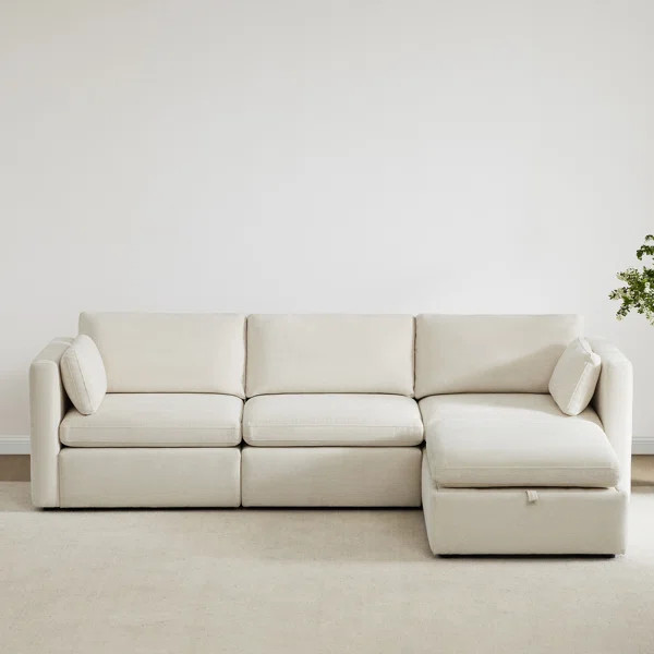 Winfree 4 - Piece Upholstered Sectional | Wayfair North America