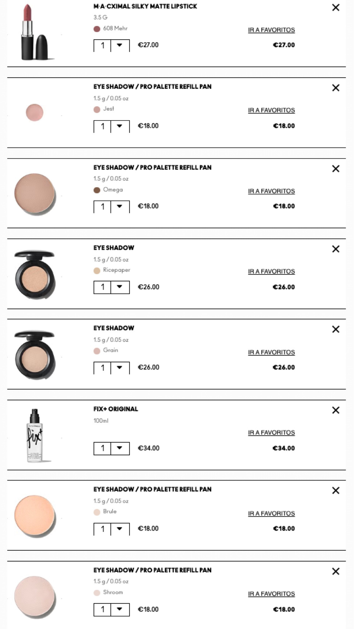 My latest MAC cosmetics shop 🤩 One thing I love, and find I am always running out of is the skin-tone matte or semi-matte eyeshadows in my palettes. I love adding something but not too much, and a soft neutral always brightens the eye so nicely. Also restocking the setting spray and so excited to have this lipstick in the color Mehr for my fall makeup palette as I was trying it in the sample format and looove with my skin tone. It’s magenta-y without being wild, ya know? 💄

#LTKBeauty #LTKSeasonal #LTKStyleTip