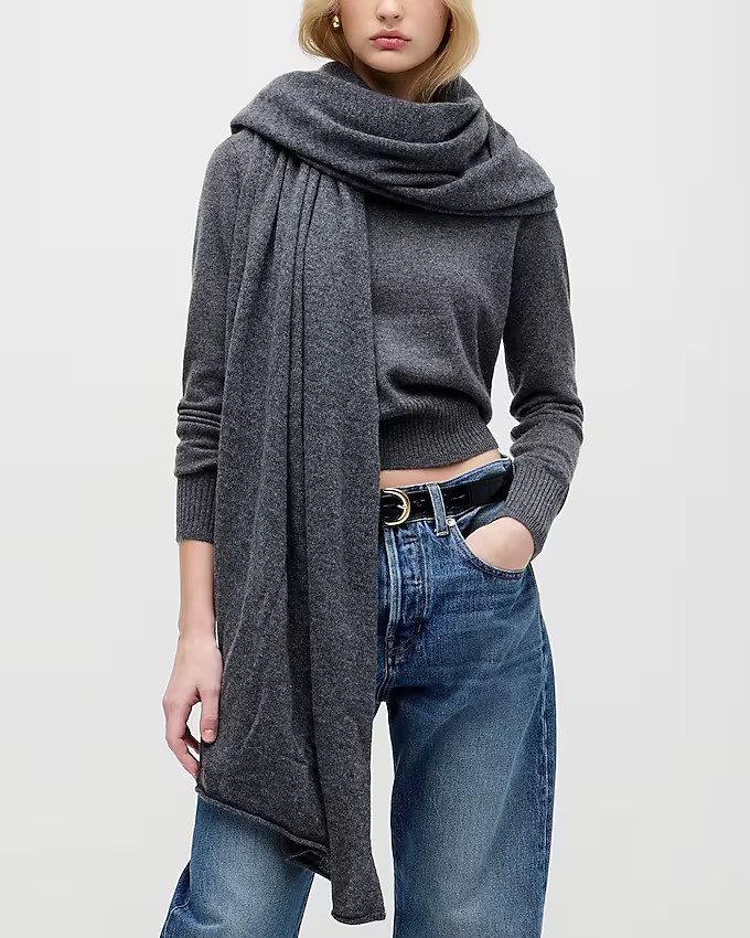 Oversized cashmere wrap | J. Crew US