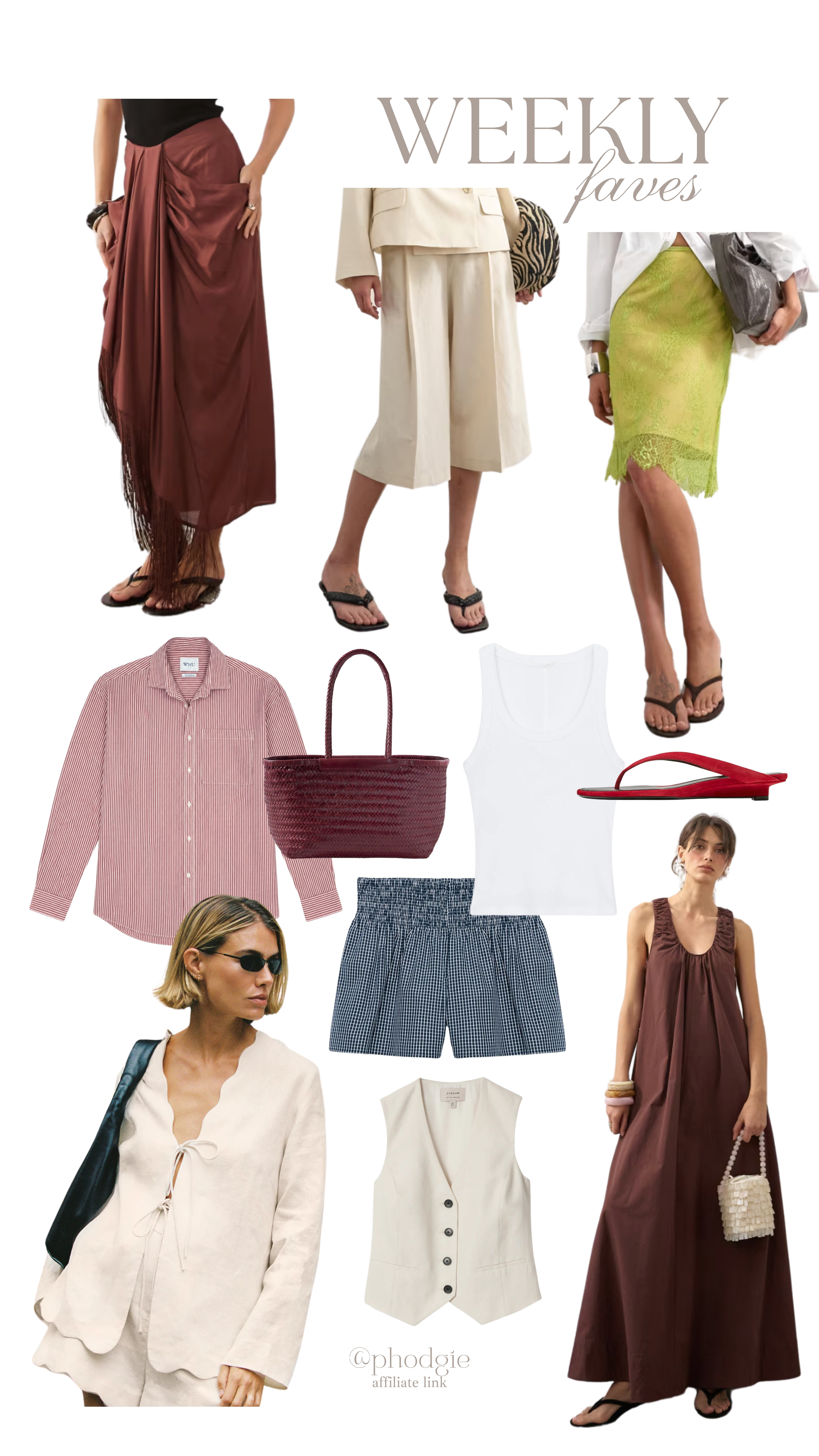 Weekly Faves 🤎✨

bermuda shorts, maxi skirt, midi skirt, stripe shirt, maxi dress, waistcoat, gingham, vest top, holiday outfit, city break, summer outfit 

 #LTKuk #LTKsummer #LTKstyletip