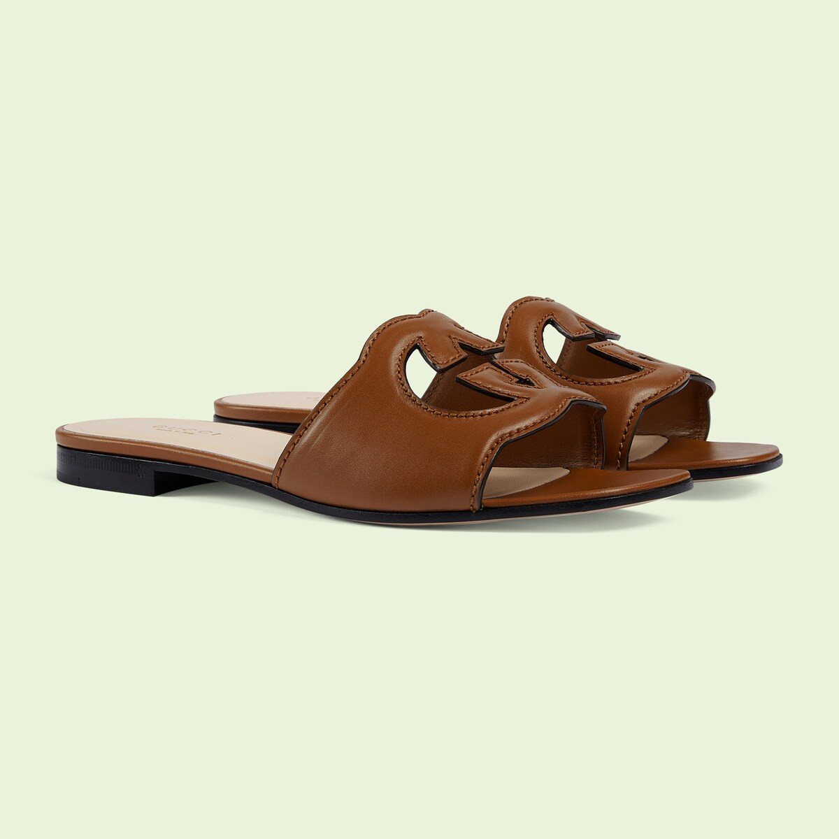 Gucci Women's Interlocking G cut-out slide sandal | Gucci (US)