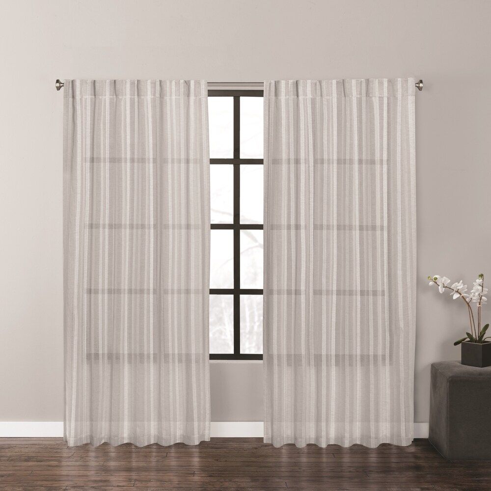 Vera Wang Fil Coupe White Window Panel Set - 96 x 52 - (As Is Item) (Fil Coupe White - 96x52) | Bed Bath & Beyond