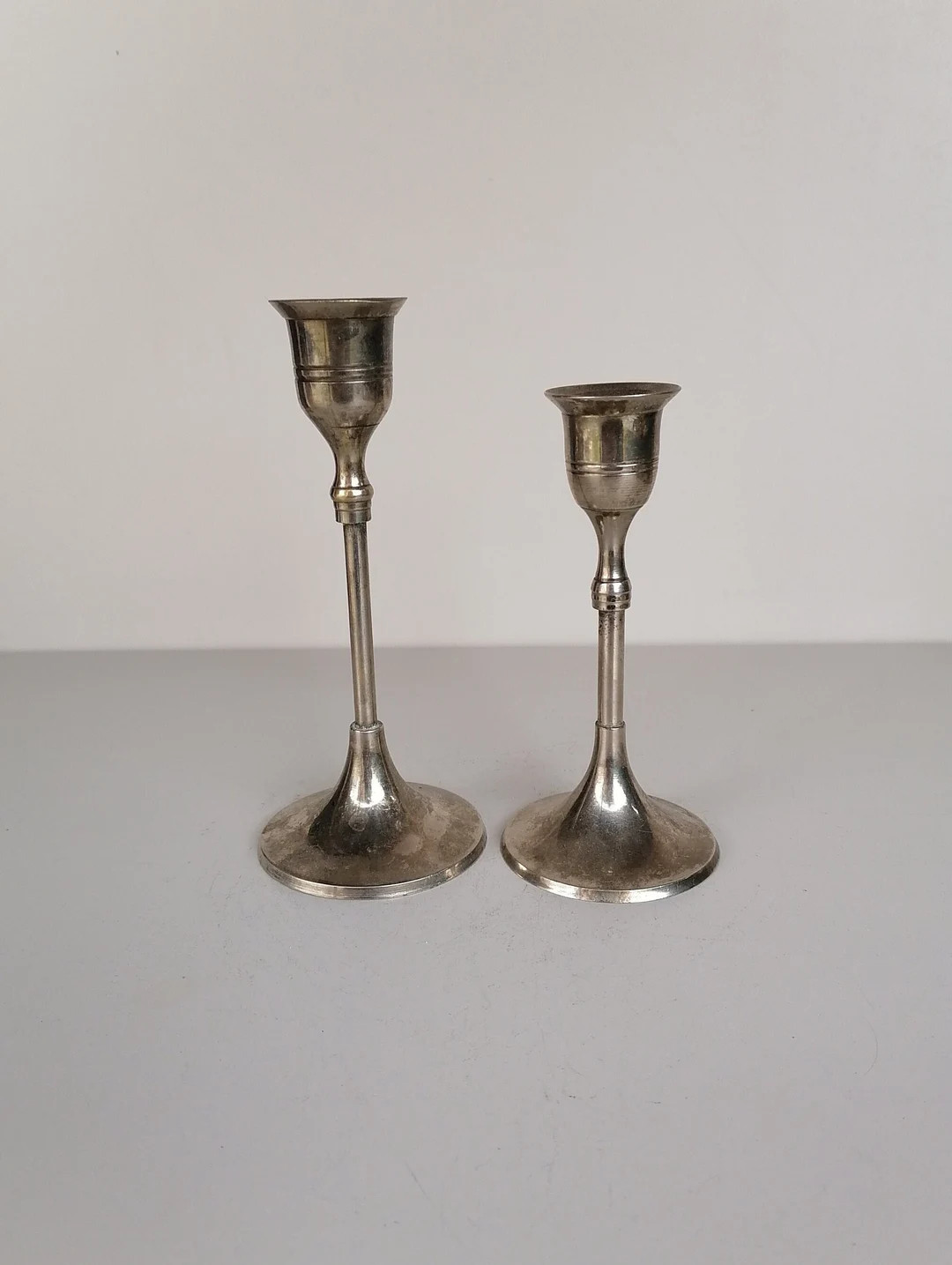 Vintage US Silverplated Candlestick Set, Set of 2 Candle Holders, Elegant Home Decor,  Pair of Vi... | Etsy (US)