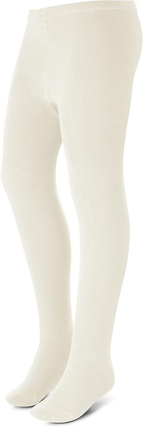 Basic Girls Tights | Comfy Soft Flat Tights Made from Breathable Cotton | Great for Uniform or Ev... | Amazon (US)