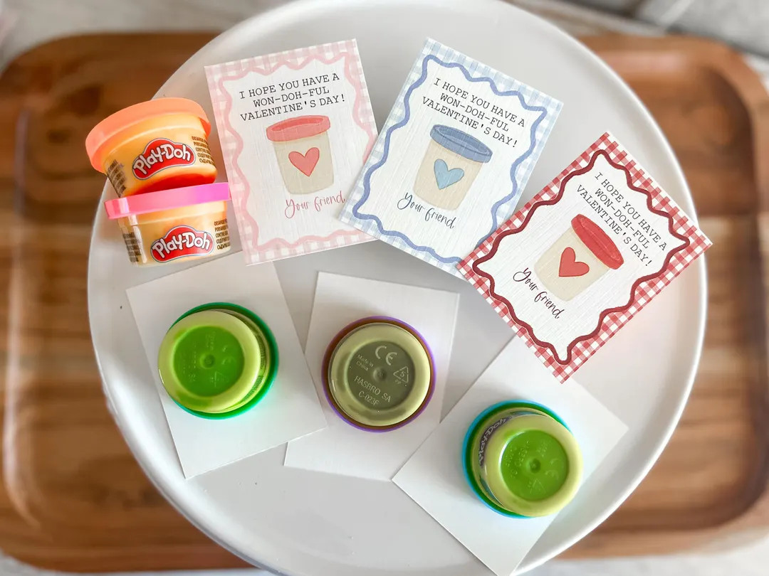 Playdoh Valentines Ready to Gift Includes Playdoh & Tags - Class Valentines - Personalized - Gran... | Etsy (US)