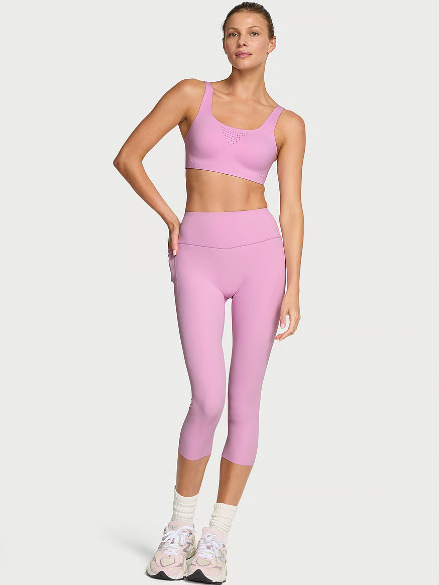 Buy VSX Elevate™ Capri Legging, Bikini Pink - Order Bottoms online - Victoria's Secret US | Victoria's Secret (US / CA )