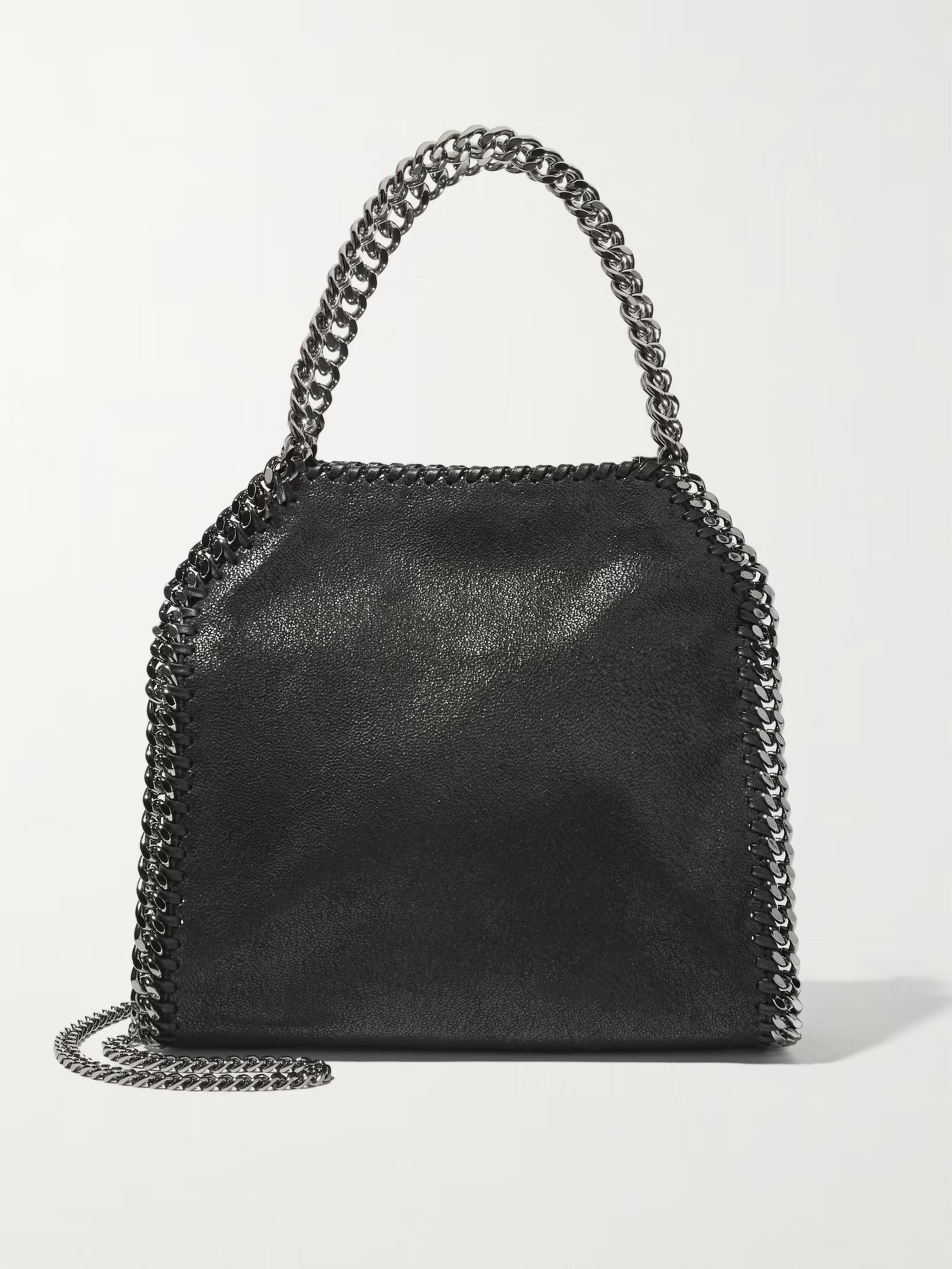 The Falabella mini faux brushed-leather shoulder bag | NET-A-PORTER APAC