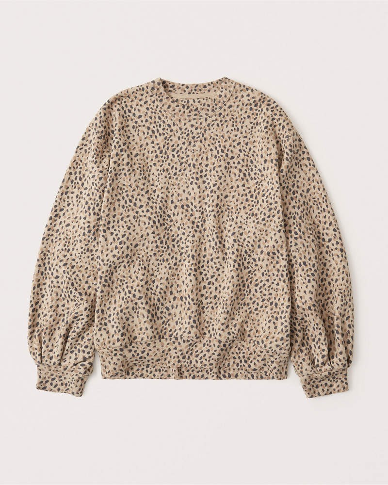 Oversized Crew Sweatshirt | Abercrombie & Fitch (US)