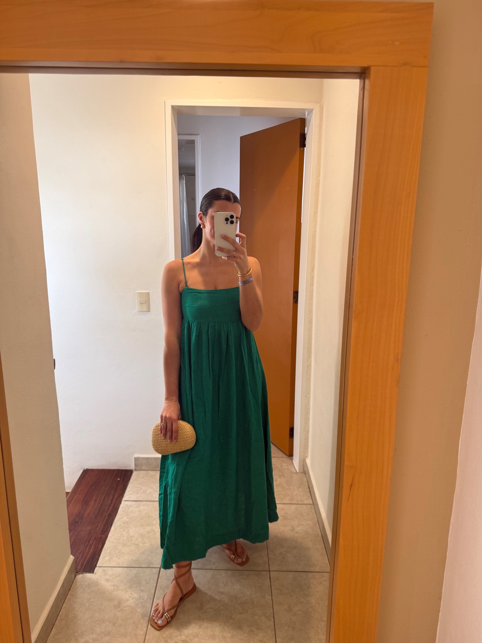 Vacation dinner outfit ! This is green is stunning. Wearing medium. 

#LTKstyletip