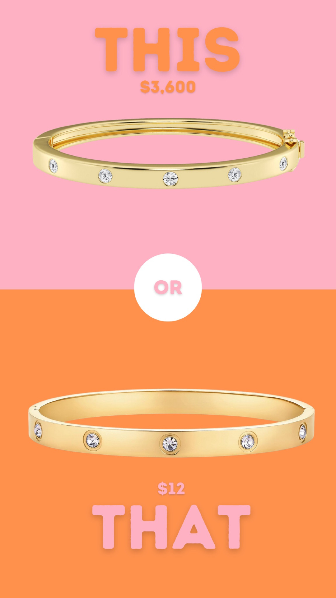 This or That gold cuff … 

#LTKStyleTip #LTKFindsUnder50