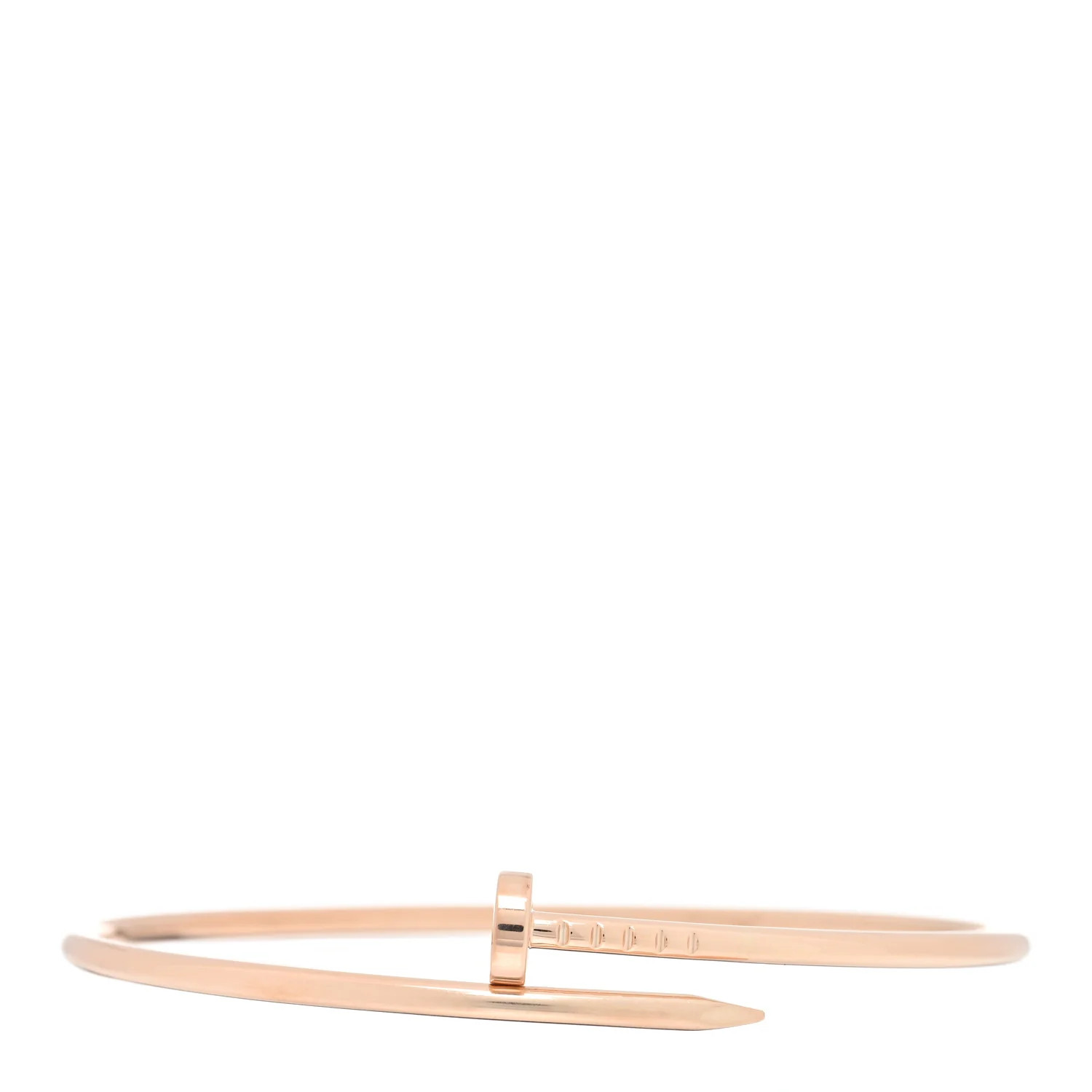 18K Pink Gold Small Juste Un Clou Bracelet 18 | FASHIONPHILE (US)