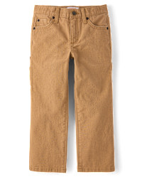 Boys Relaxed Utility Pants - Little Essentials - Brown | Gymboree