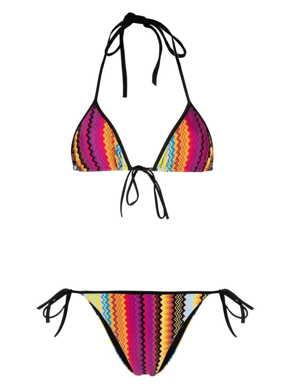 Missoni zig-zag Triangle Bikini - Farfetch | Farfetch Global