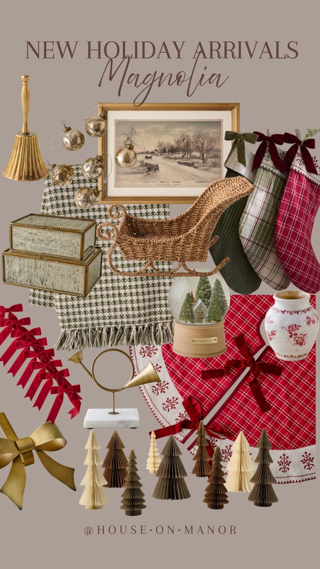 NEW HOLIDAY Arrivals at Magnolia!! So beautiful!❤️

#LTKFindsUnder100 #LTKHome #LTKSeasonal